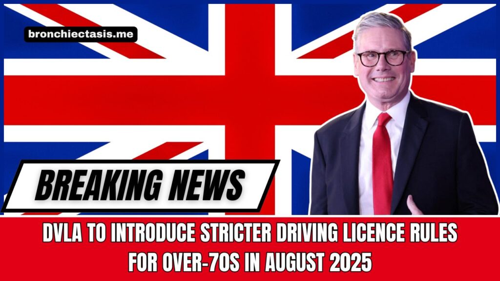 DVLA To Introduce Stricter Driving Licence Rules For Over-70s In August 2025