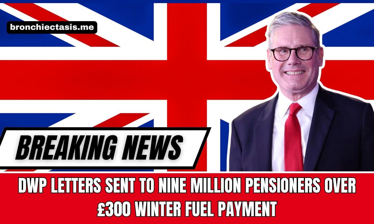 DWP Letters Sent To Nine Million Pensioners Over £300 Winter Fuel Payment