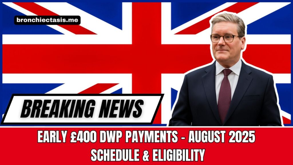 Early £400 DWP Payments – Full August 2025 Schedule & Eligibility Explained