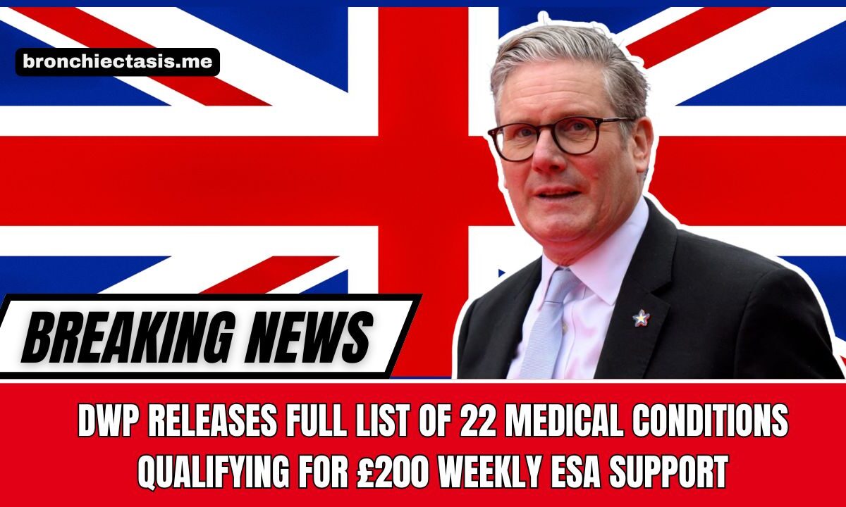 DWP Releases Full List of 22 Medical Conditions Qualifying For £200 Weekly ESA Support