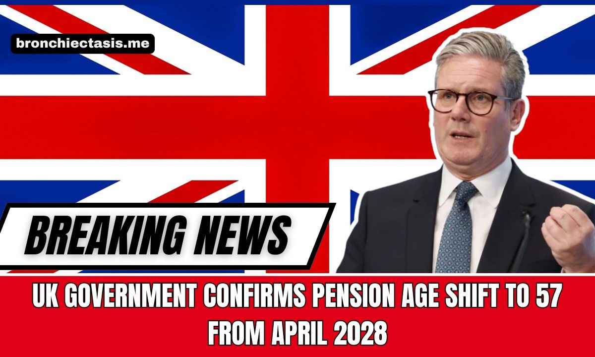 UK Government Confirms Pension Age Shift To 57 From April 2028