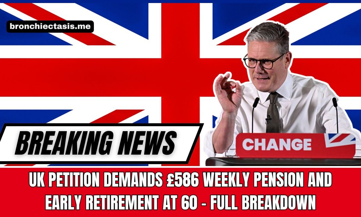 UK Petition Demands £586 Weekly Pension And Early Retirement At 60 – Full Breakdown